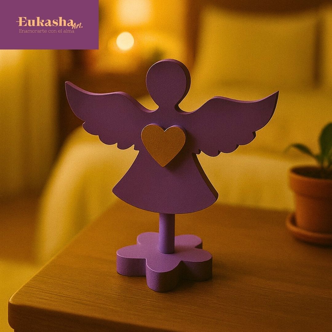 Arcángel Zadquiel en madera