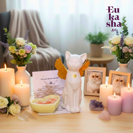 Ritual de despedida compañía fiel gatico